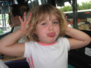 Becca 4/2007 Bus from Animal Kingdom