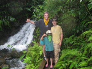 Pete, George, and Becca on the Kauai ATV Adventure!